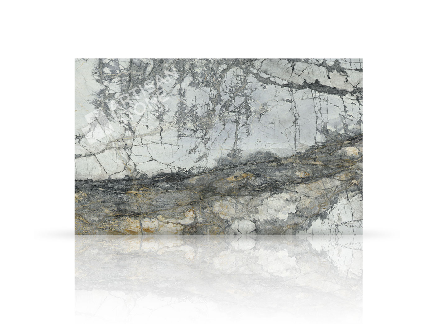 Invisible Grey Block GIR836 - Marble - Full Slab